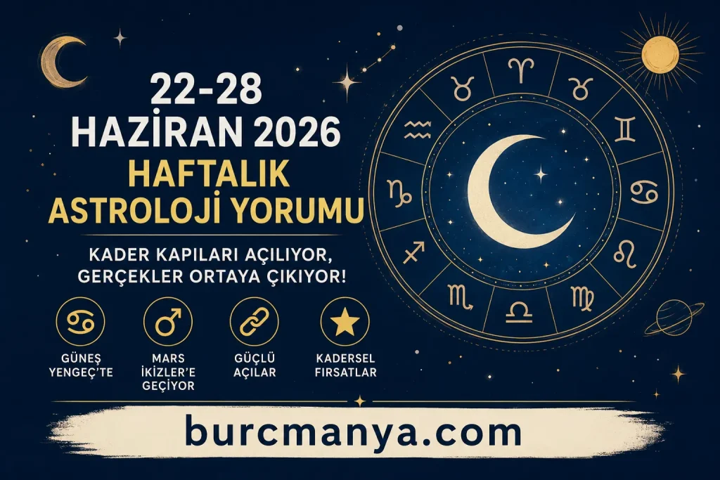 22-28 Haziran 2026 Haftalık Astroloji Yorumu