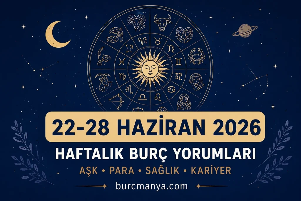 22-28 Haziran 2026 Haftalık Burç Yorumları