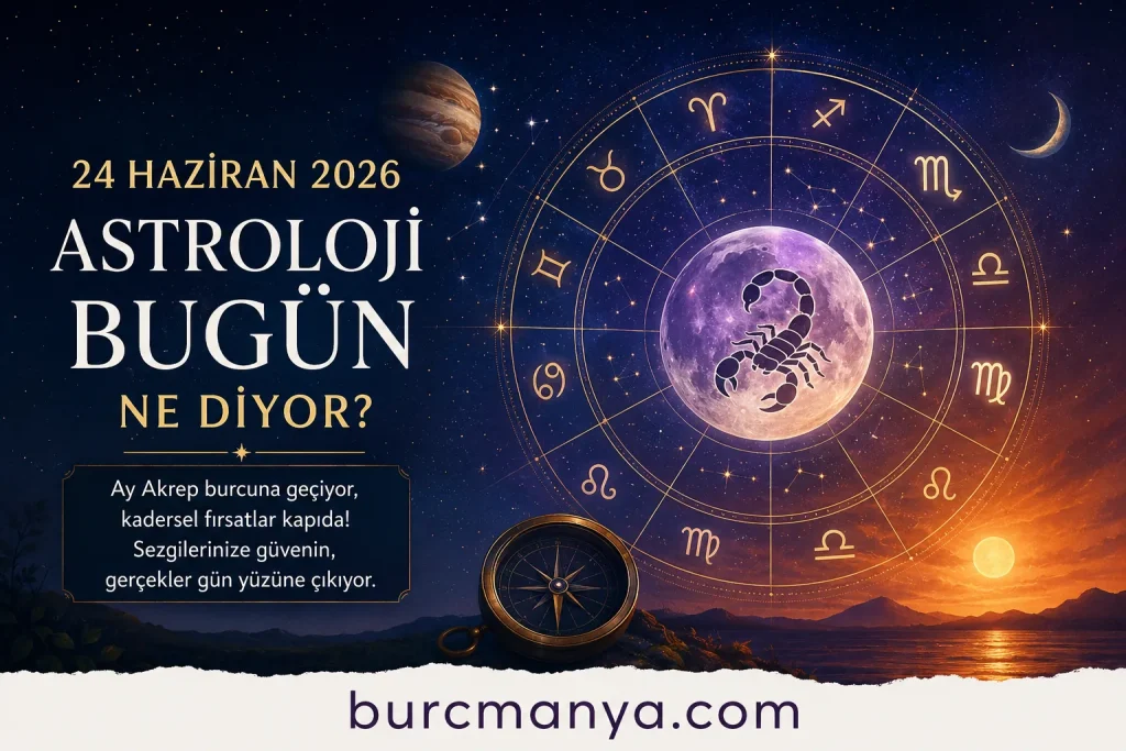 24 Haziran 2026 Astroloji Bugün Ne Diyor