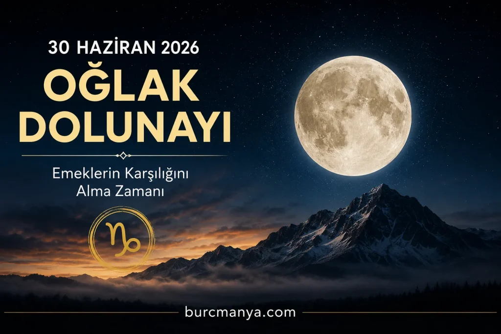 30 Haziran 2026 Oğlak Dolunayı
