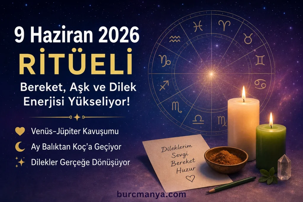9 Haziran 2026 Bugün Hangi Ritüel Yapılır