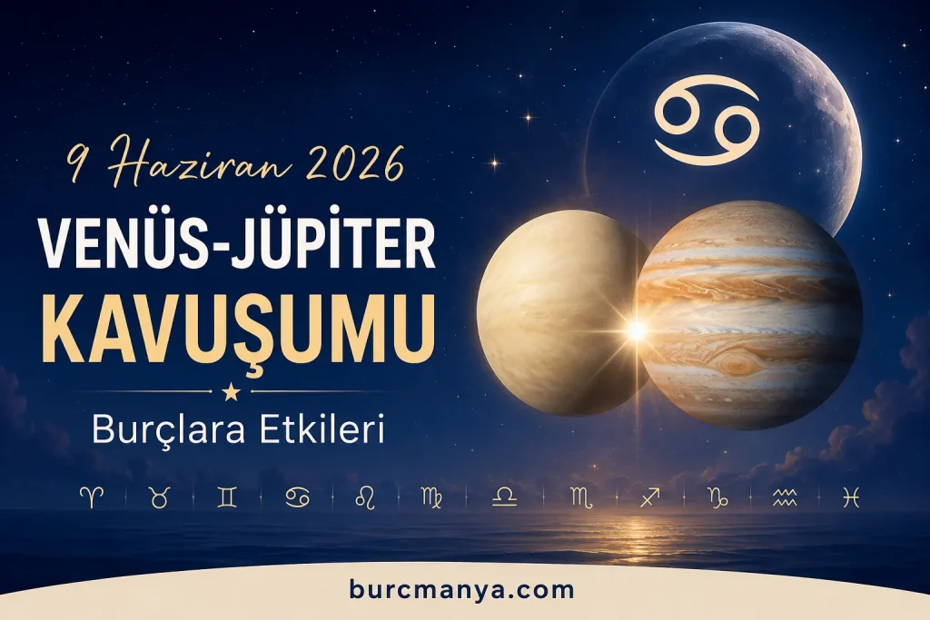 9 Haziran 2026 Venüs Jüpiter Kavuşumu Burçlara Etkileri