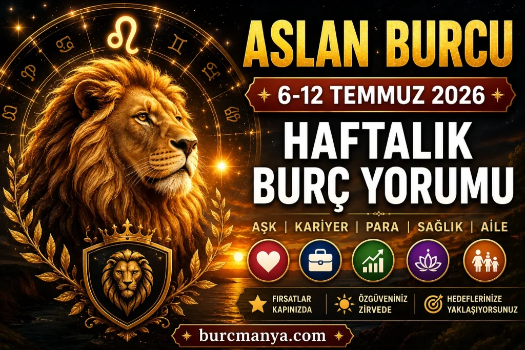 Aslan Burcu 6-12 Temmuz 2026 Haftalık Burç Yorumu