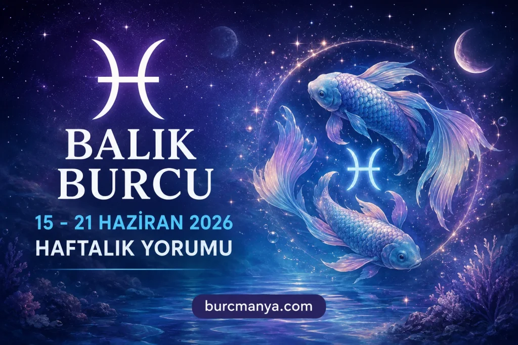 Balık Burcu 15-21 Haziran 2026 Haftalık Burç Yorumu