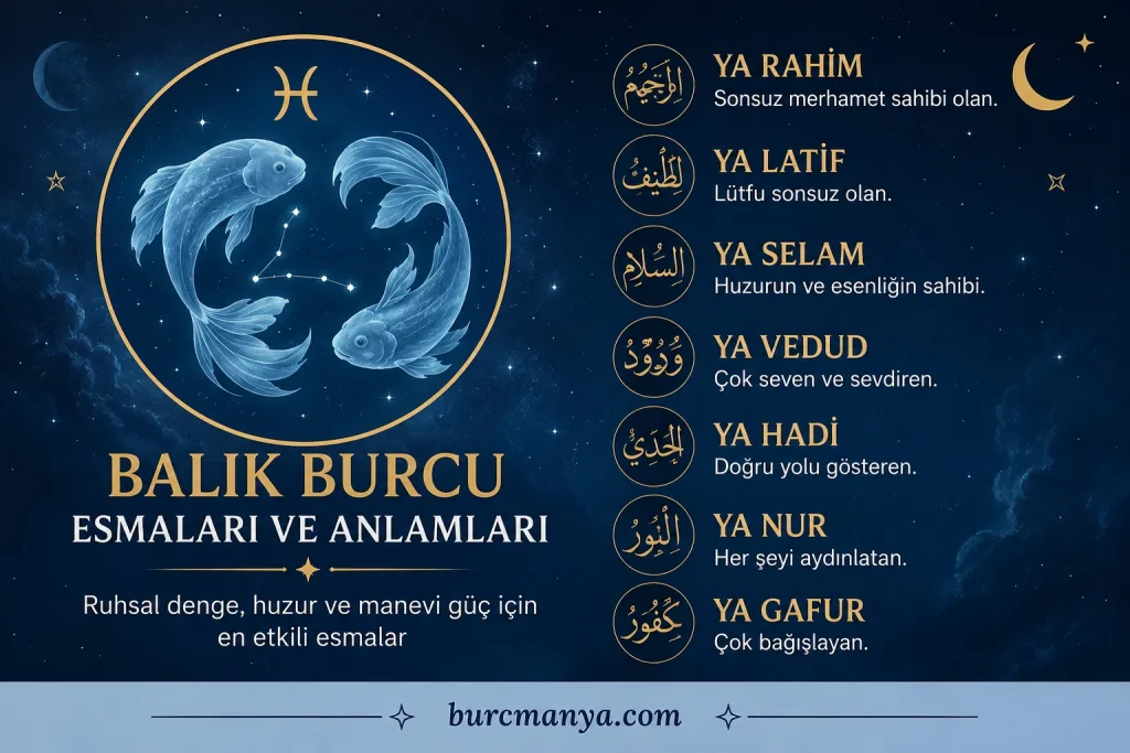 Balık Burcu Esmaları Ve Anlamları