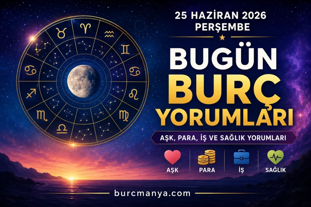 Bugün Burç Yorumları 25 Haziran 2026 Perşembe