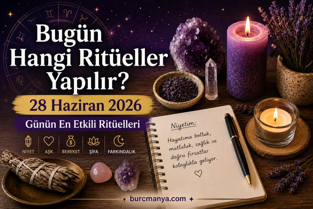 Bugün Hangi Ritüeller Yapılır 28 Haziran 2026