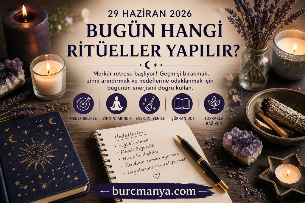 Bugün Hangi Ritüeller Yapılır 29 Haziran 2026