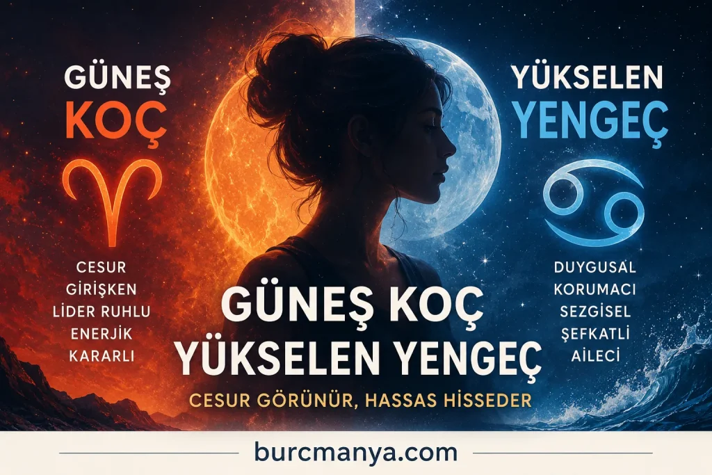 Güneş Koç Yükselen Yengeç Özellikleri