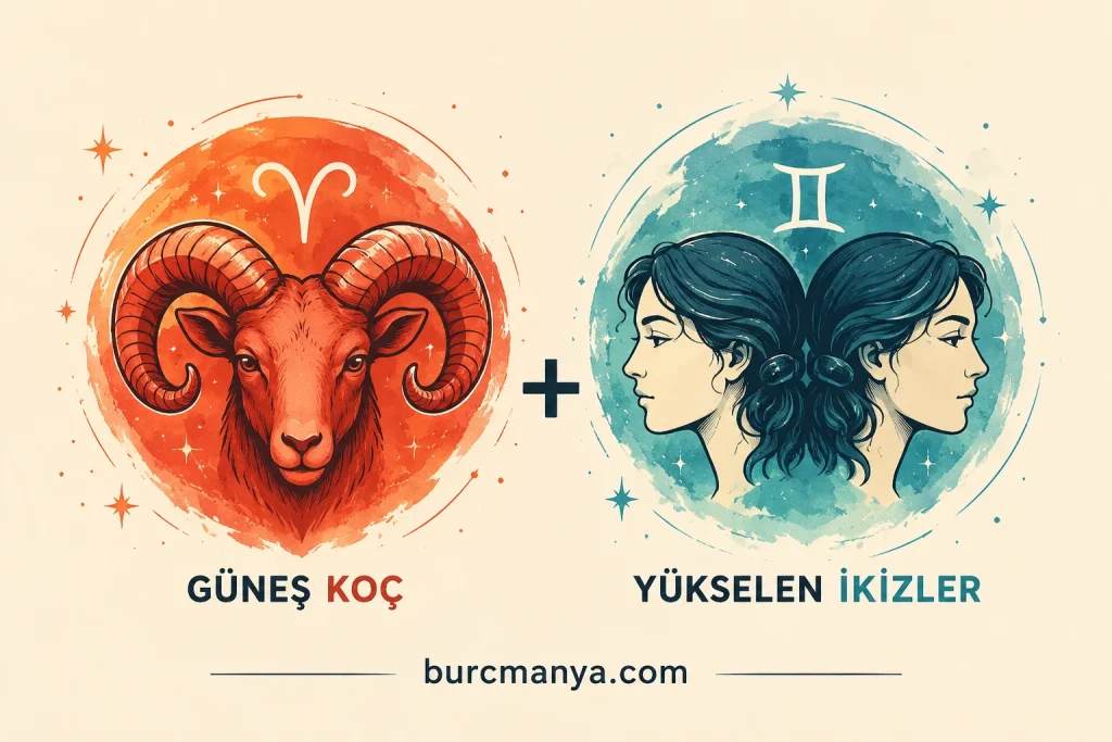 Güneş Koç Yükselen İkizler Özellikleri