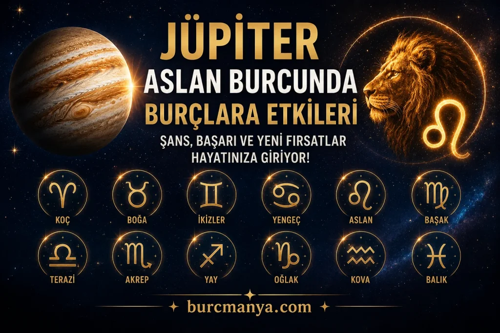 Jüpiter Aslan Burcunda Burçlara Etkileri 2026