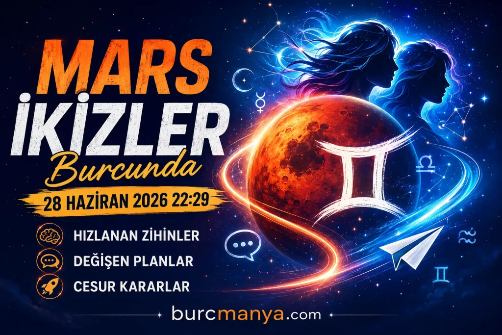 Mars İkizler Burcunda 28 Haziran 2026
