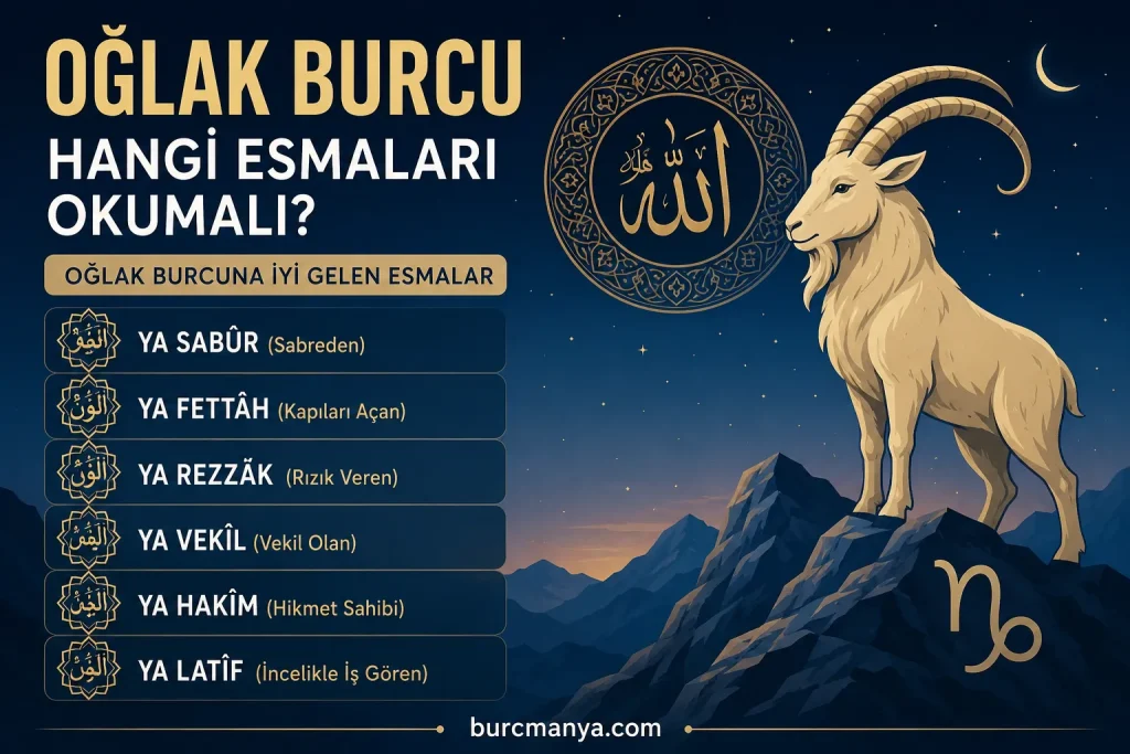 Oğlak Burcu Hangi Esmaları Okumalı