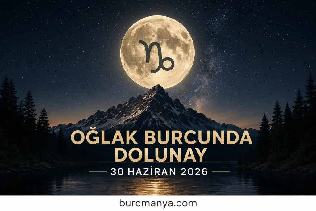 Oğlak Burcunda Dolunay 2026 Burçlara Etkileri