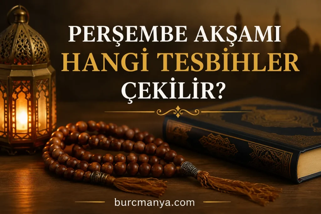Perşembe Akşamı Hangi Tesbihler Çekilir