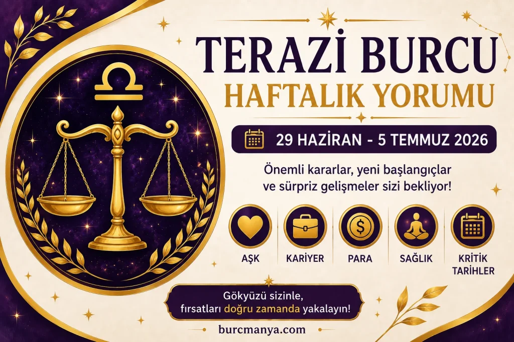 Terazi Burcu Haftalık Yorumu 29 Haziran 5 Temmuz 2026