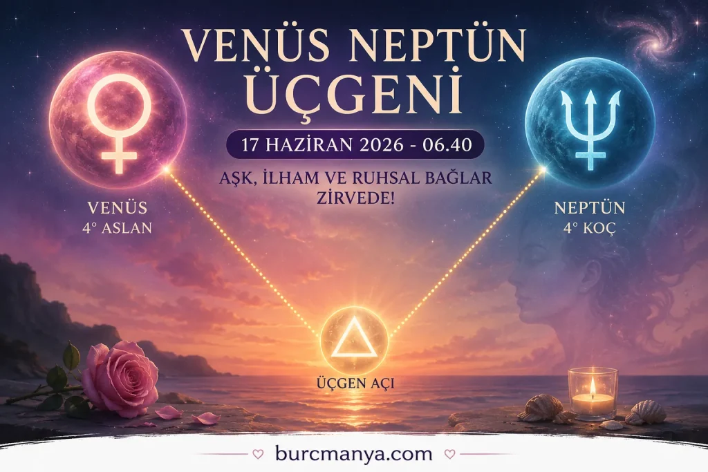 Venüs Neptün Üçgeni 17 Haziran 2026