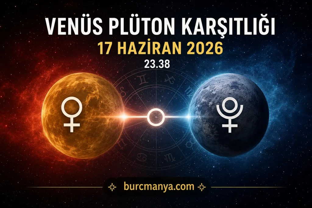 Venüs Plüton Karşıtlığı 17 Haziran 2026