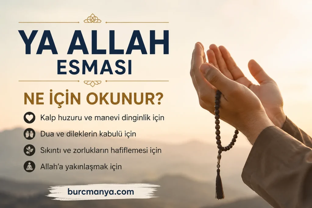 Ya Allah Esması Ne İçin Okunur