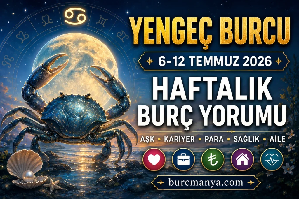 Yengeç Burcu 6-12 Temmuz 2026 Haftalık Burç Yorumu