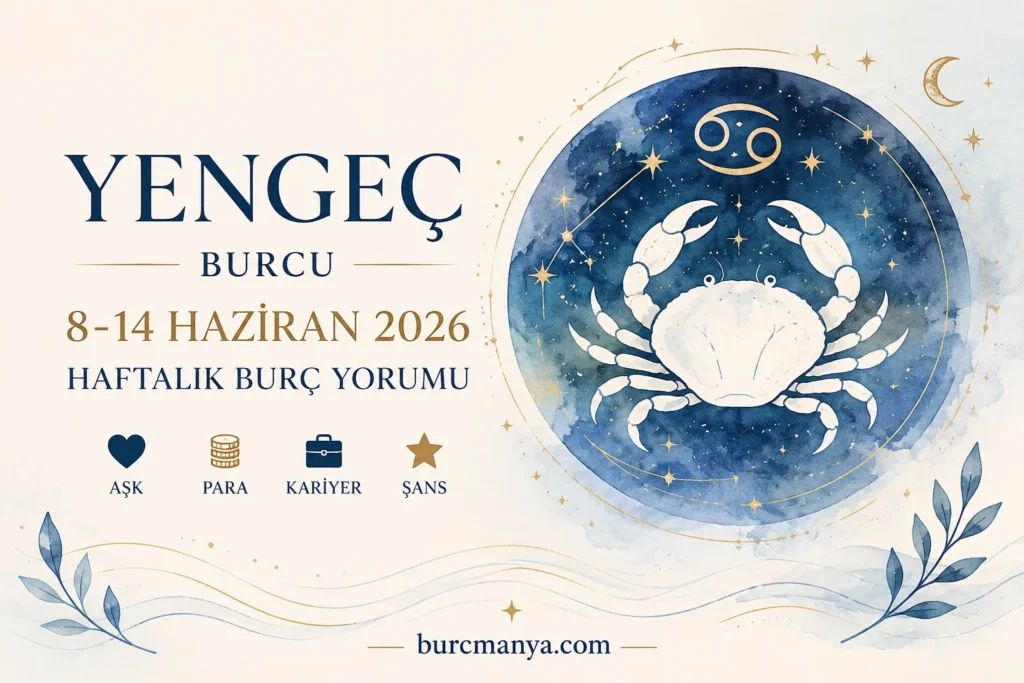 Yengeç Burcu 8-14 Haziran 2026 Haftalık Burç Yorumu