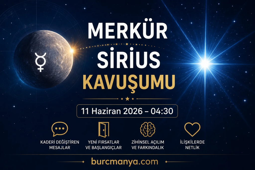 Merkür Sirius Kavuşumu 11 Haziran 2026