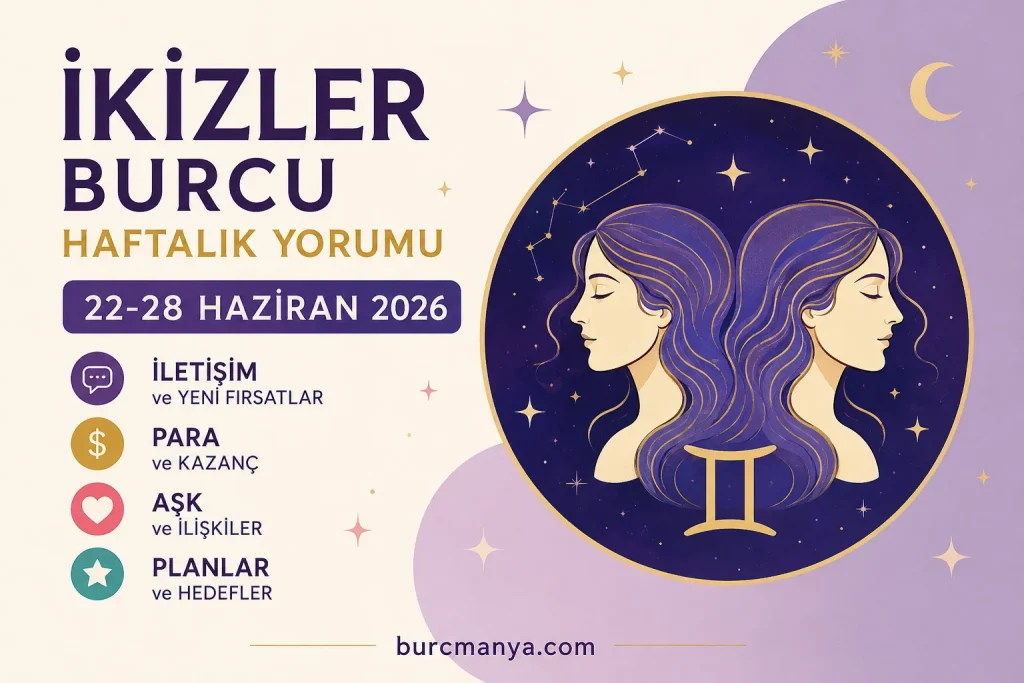 İkizler Burcu Haftalık Yorumu 22-28 Haziran 2026