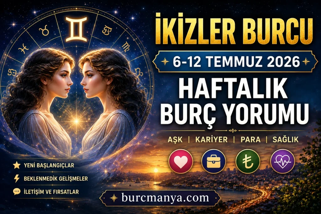 İkizler Burcu 6-12 Temmuz 2026 Haftalık Burç Yorumu