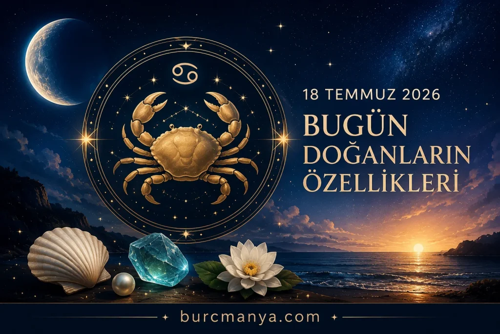 Bugün Doğanların Özellikleri 18 Temmuz 2026