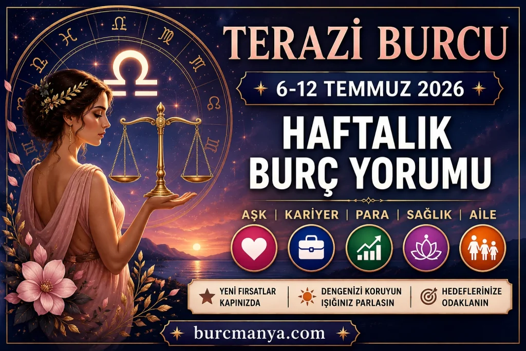 Terazi Burcu 6-12 Temmuz 2026 Haftalık Burç Yorumu