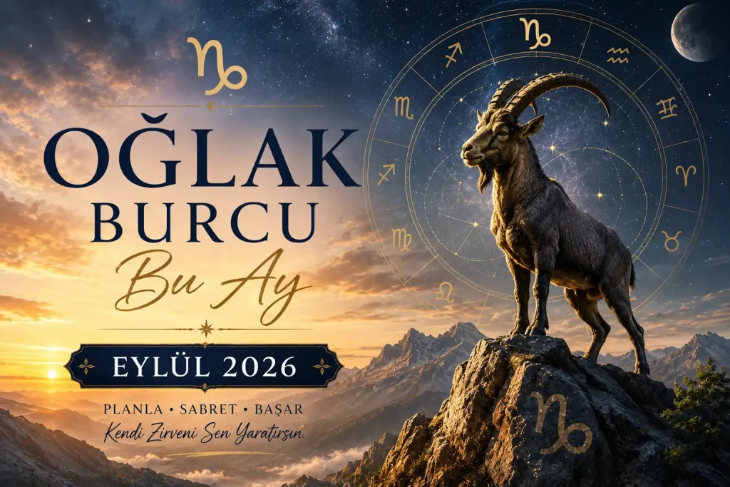 Oğlak Burcu Eylül 2026 Aylık Burç Yorumu