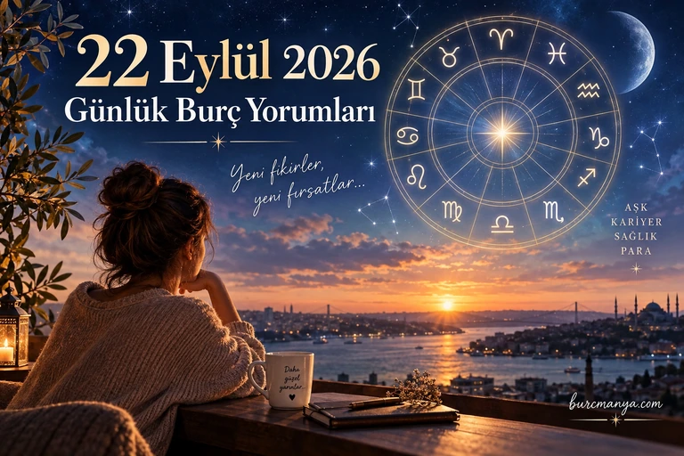22 Eylül 2026 günlük burç yorumları ve astrolojik etkiler