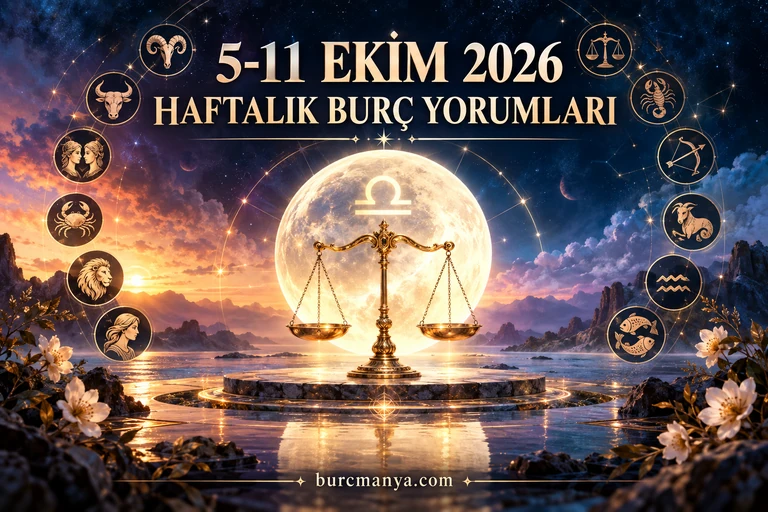 5-11 Ekim 2026 haftalık burç yorumları ve Terazi Yeniayı