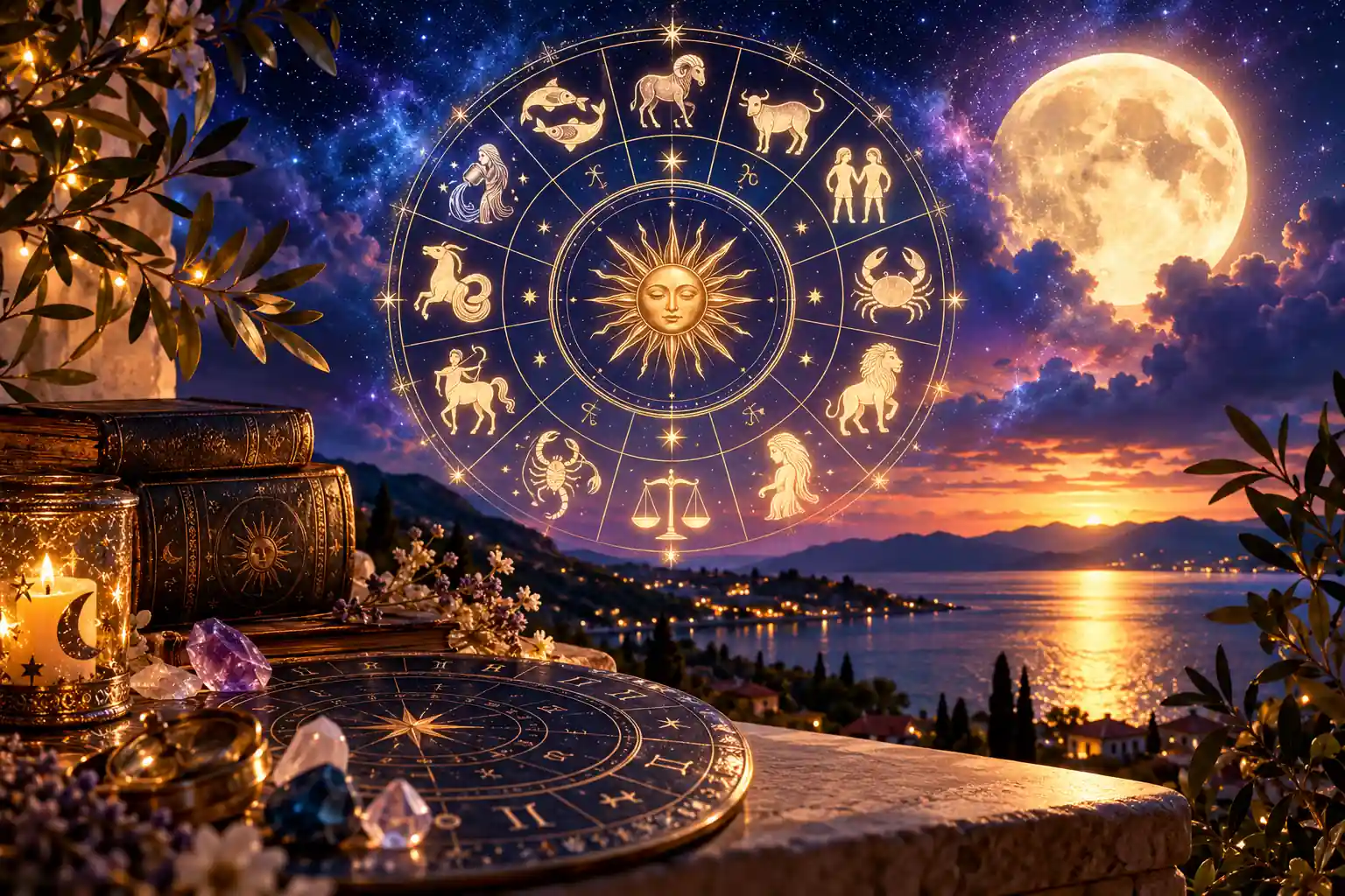 31 Ekim 2026 günlük burç yorumları için altın renkli burç çarkı ve astrolojik gökyüzü görseli