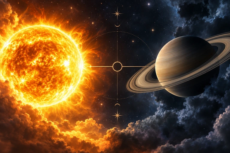 Güneş Satürn karşıtlığı astrolojik etkileri