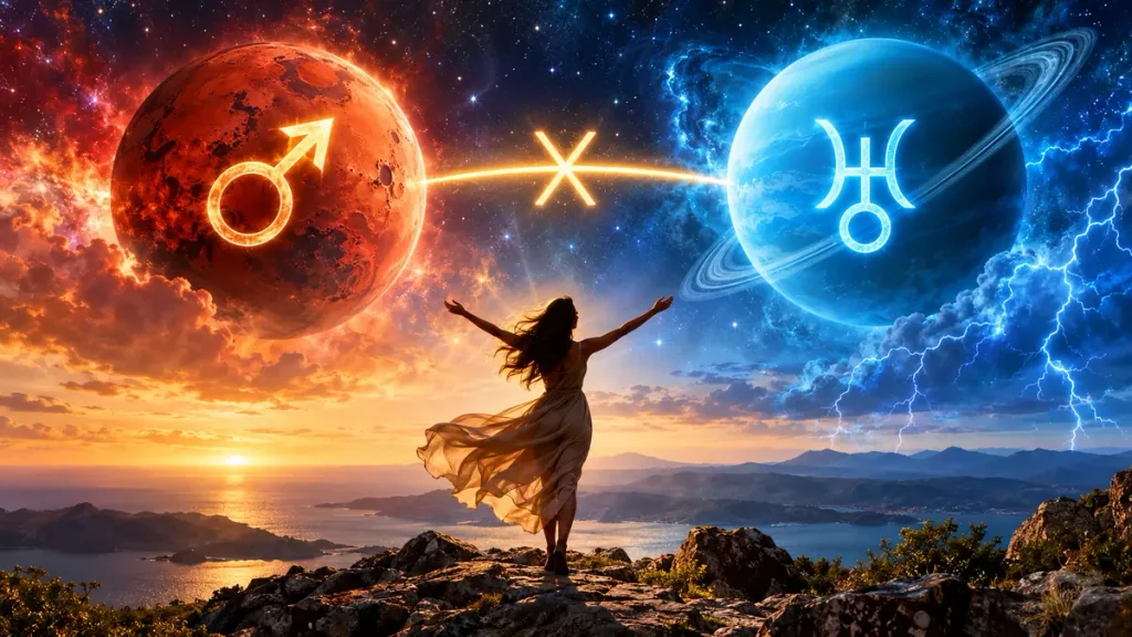 Mars Uranüs sekstili ne demek ve astrolojik etkileri