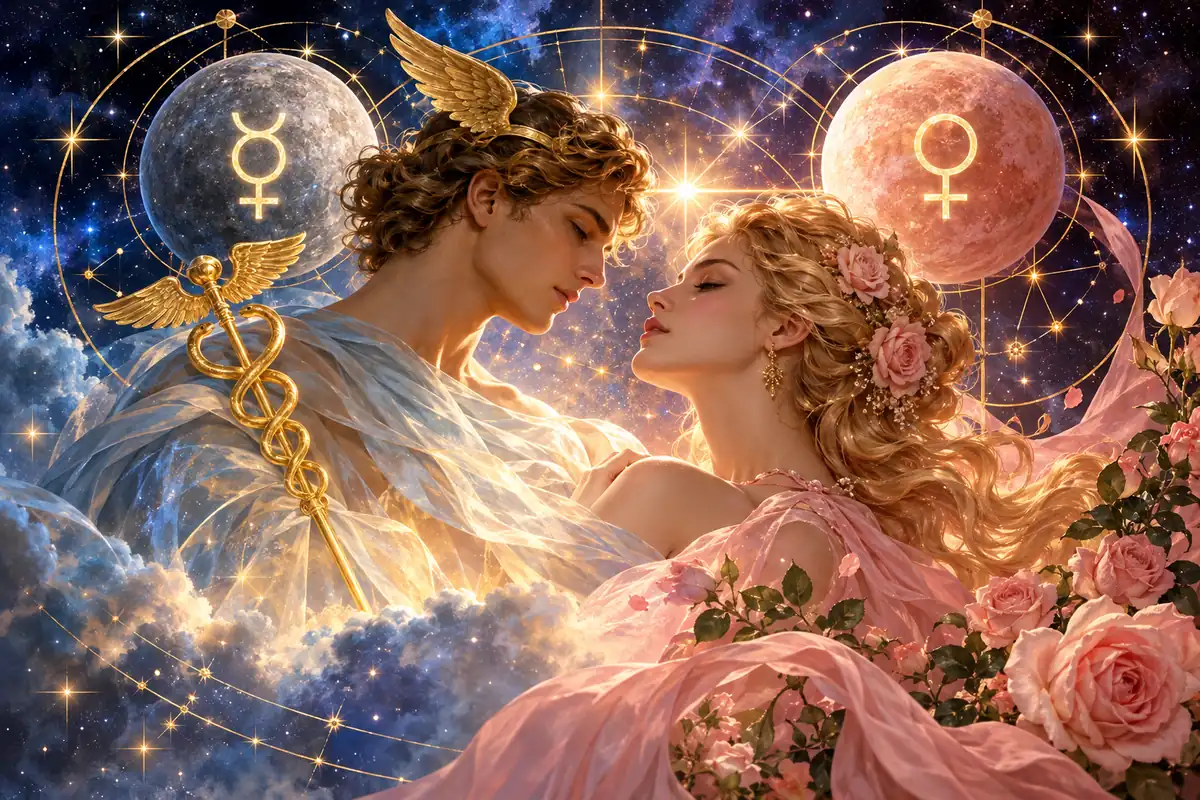 Merkür Venüs kavuşumu astrolojide aşk ve iletişim