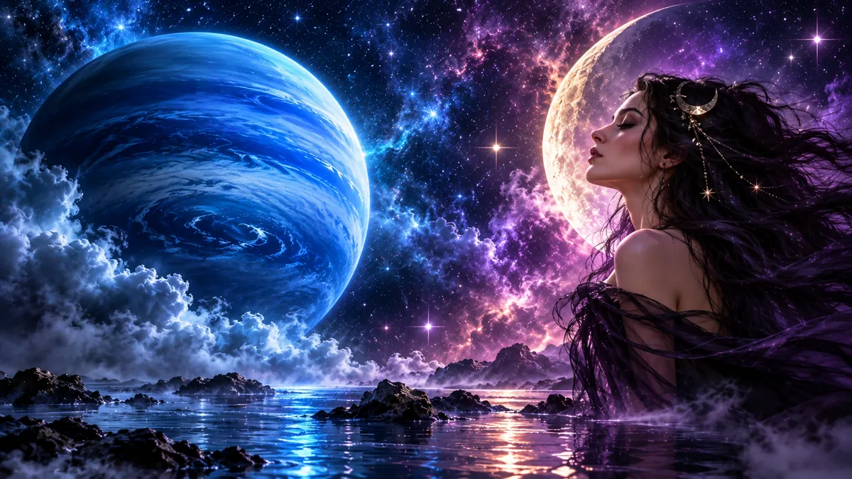 Neptün Lilith karesi astrolojik açı görseli